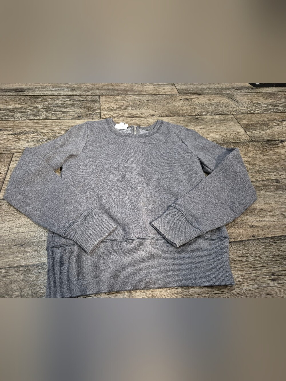 Champion Sweatshirt Gray Future Friendly Crewneck Fleece Pullover (Youth Small)